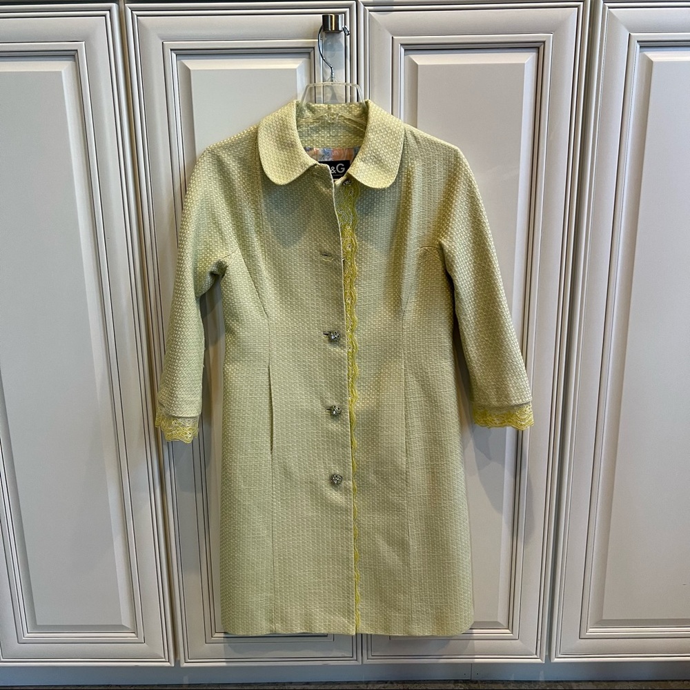 Dolce and Gabbana Green Coat